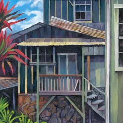 Old House with Monstera and Ti