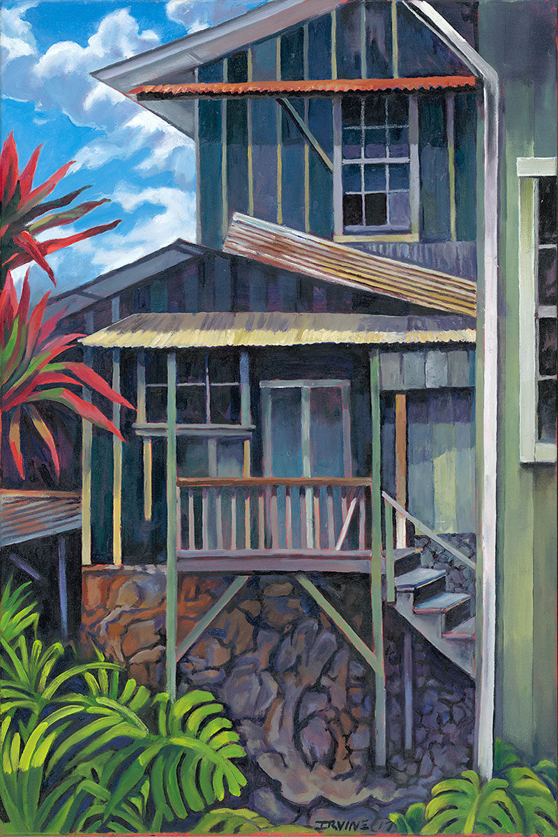 Old House with Monstera and Ti