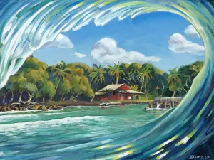 Pohoiki From Inside the Tube